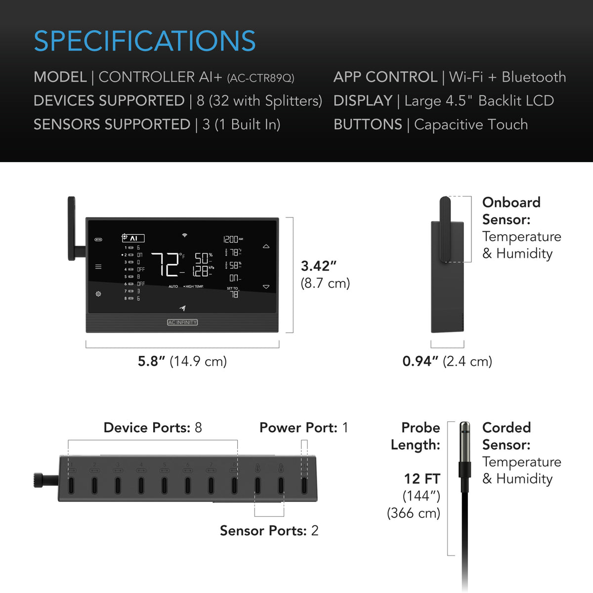 Controller AI+ Specifications