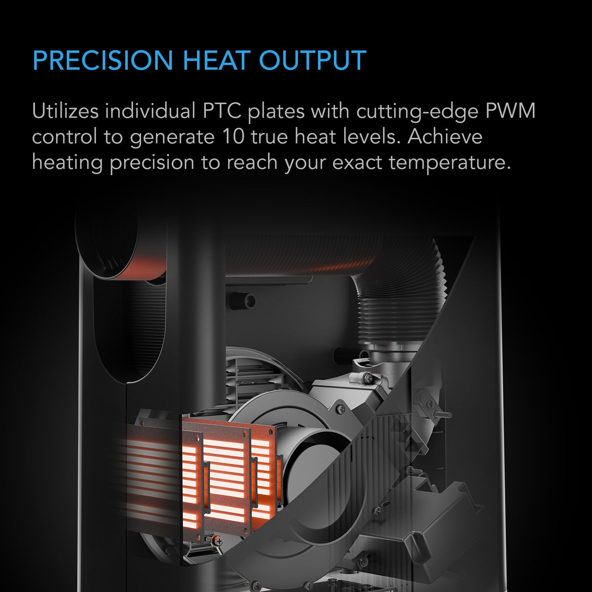 Precision heat output