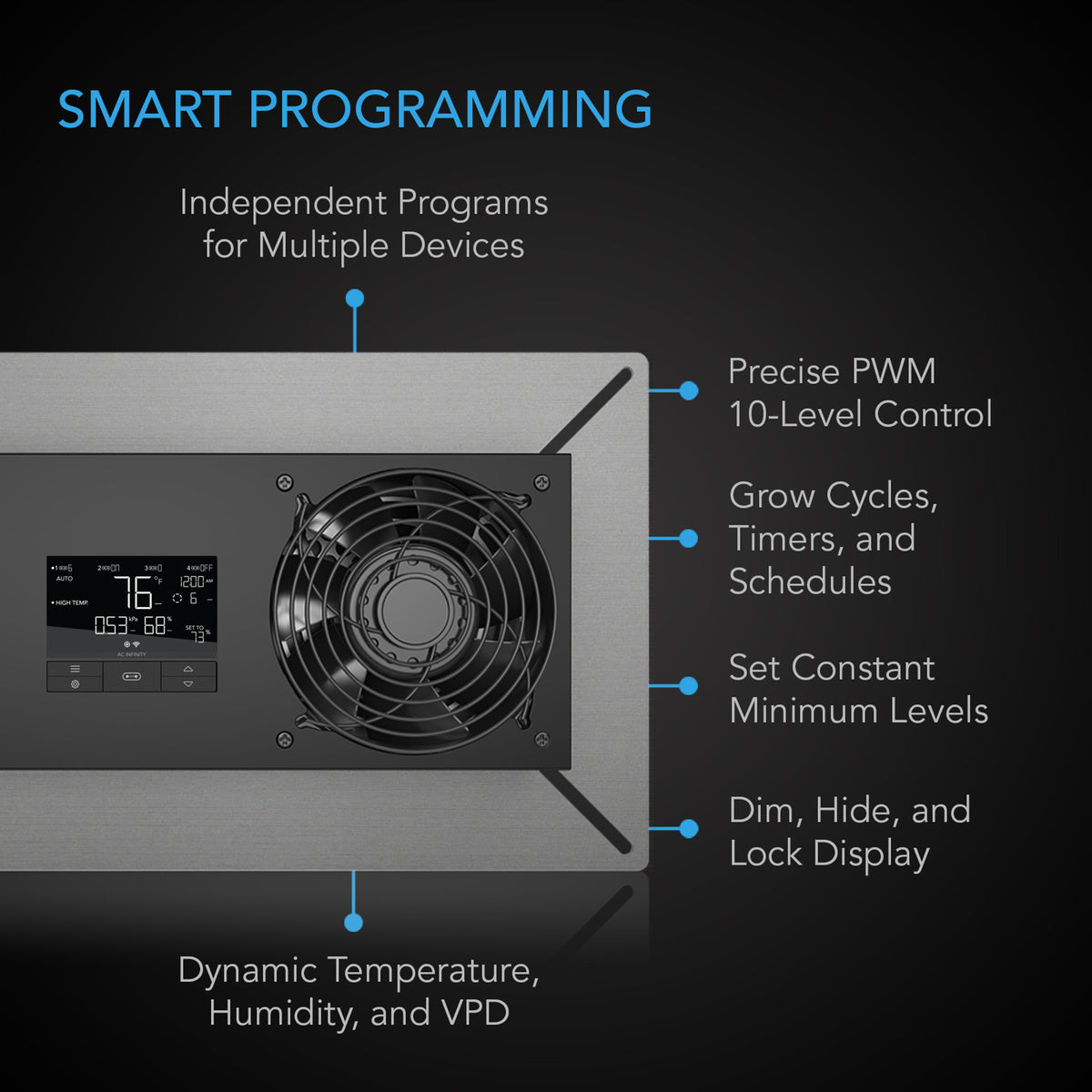 Smart Programming with WiFi build in.