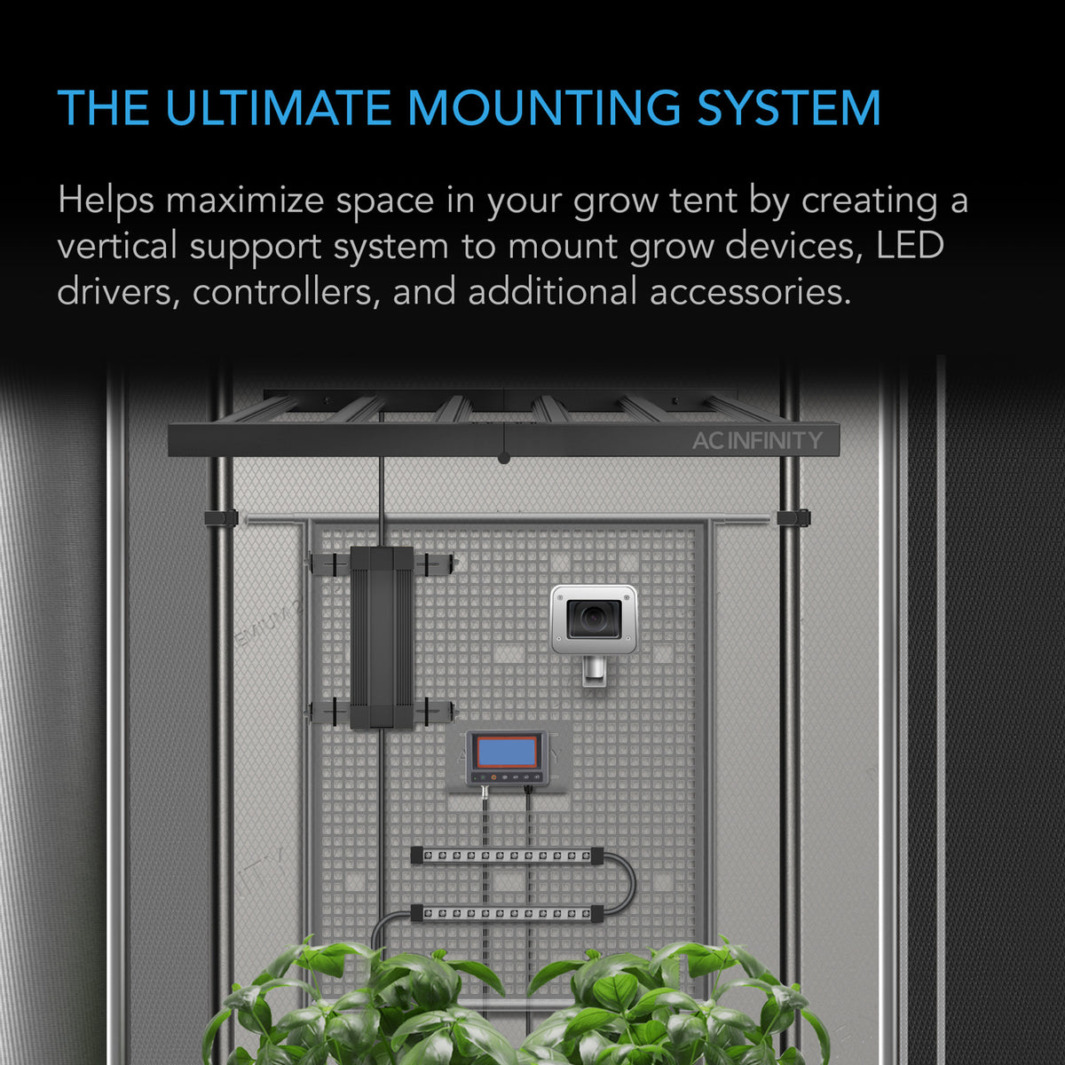 The Ultimate Mounting System in Grow Tents